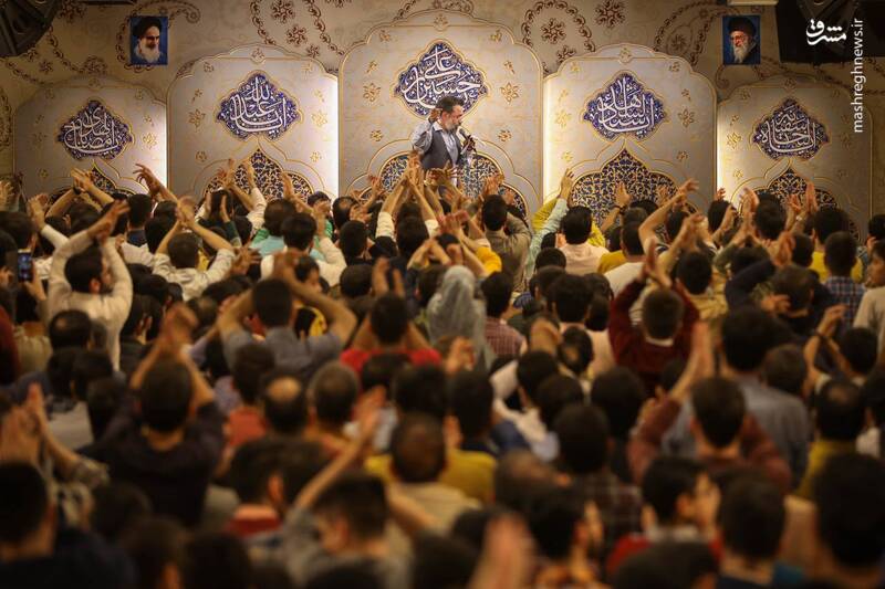 عکس/ شب ولادت امام حسین(ع) در امام زاده علی اکبر(ع) چیذر