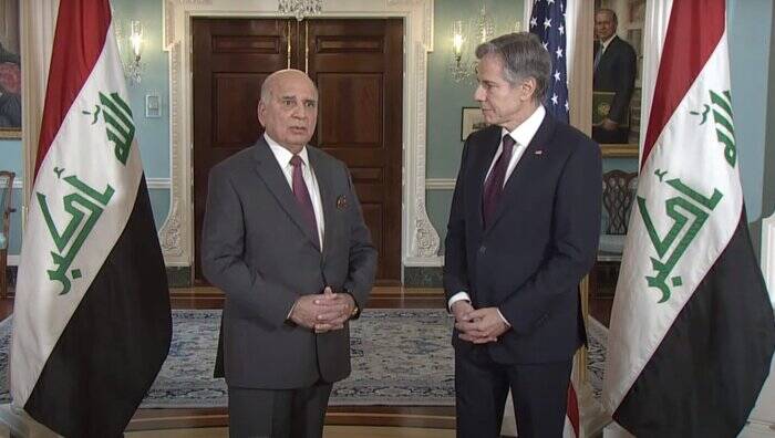 وزیر خارجه عراق و سفیر آمریکا درباره توقف مذاکرات تهران- واشنگتن گفتگو کردند