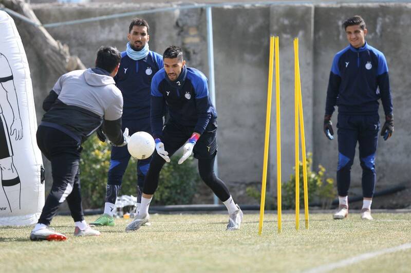 پایان نگرانیها در مورد مهره کلیدی ساپینتو/ ادامه تمرینات انفرادی ۲ بازیکن استقلال +عکس