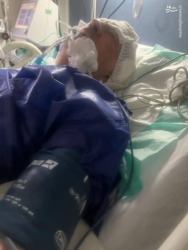 تصاویری از وزیر ورزش روی تخت بیمارستان