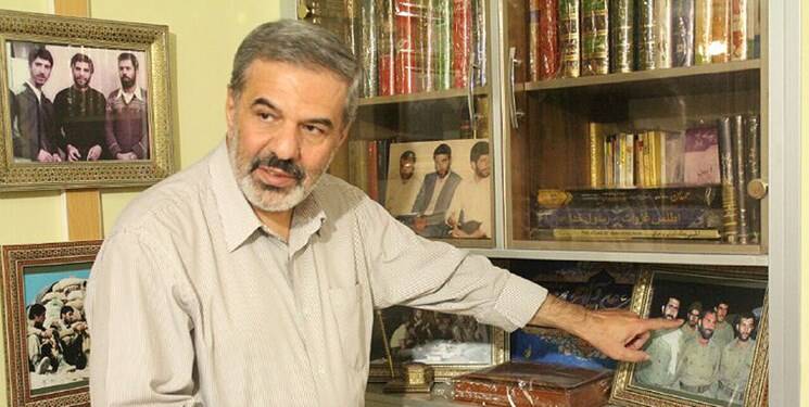 پاسدار جانبازی که هنوز رد زخم بر تناش جاری است+ عکس