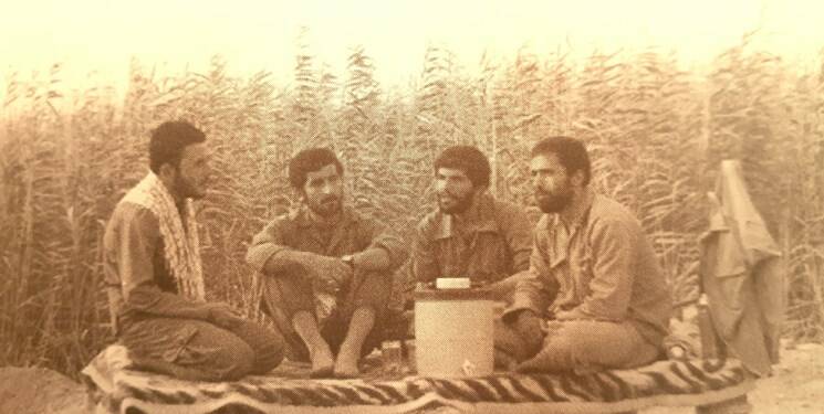 پاسدار جانبازی که هنوز رد زخم بر تناش جاری است+ عکس