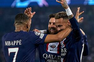 پایکوبی امباپه از وداع با مسی و نیمار!