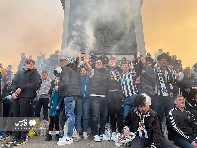 هواداران کلاغها لندن را تسخیر کردند +عکس