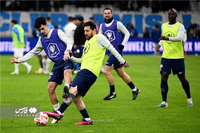 بمب مسی قبل از ال کلاسیکوی فرانسه! +عکس