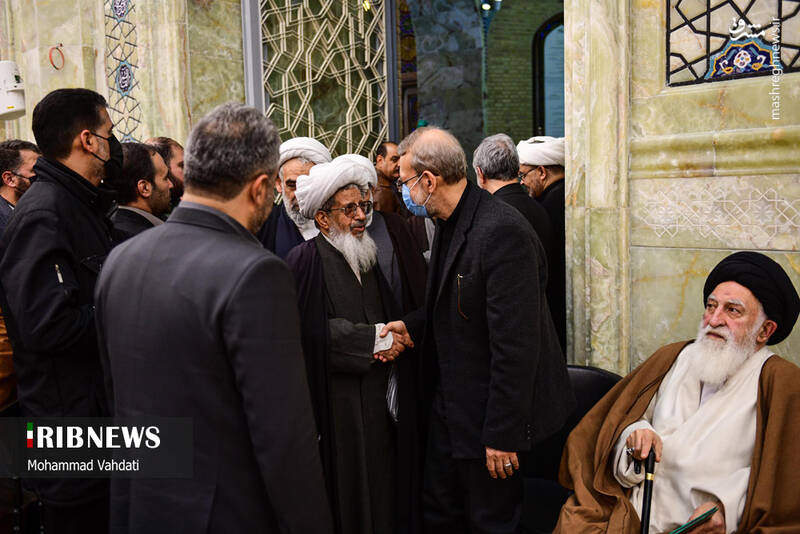 عکس/ مجلس ختم همسر شهید استاد مطهری در قم