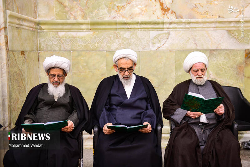 عکس/ مجلس ختم همسر شهید استاد مطهری در قم