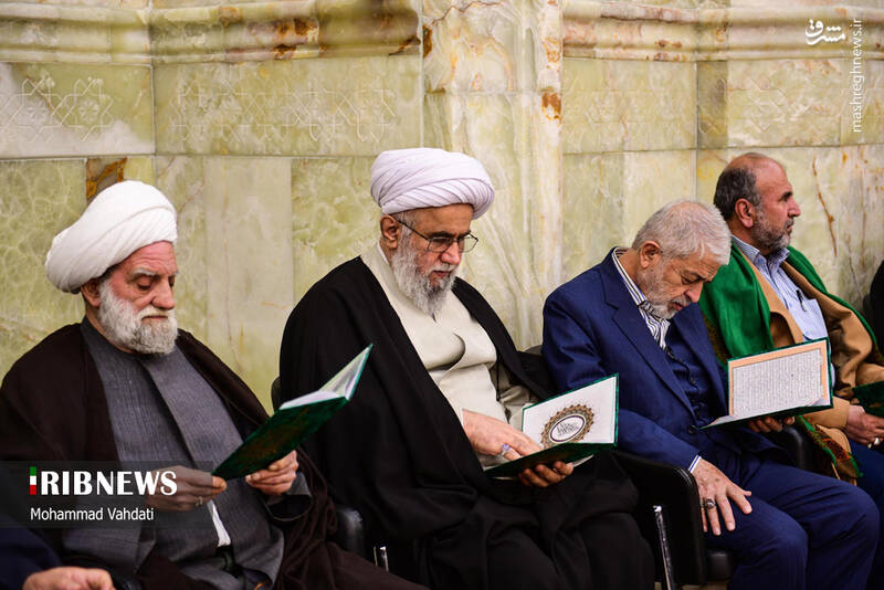 عکس/ مجلس ختم همسر شهید استاد مطهری در قم