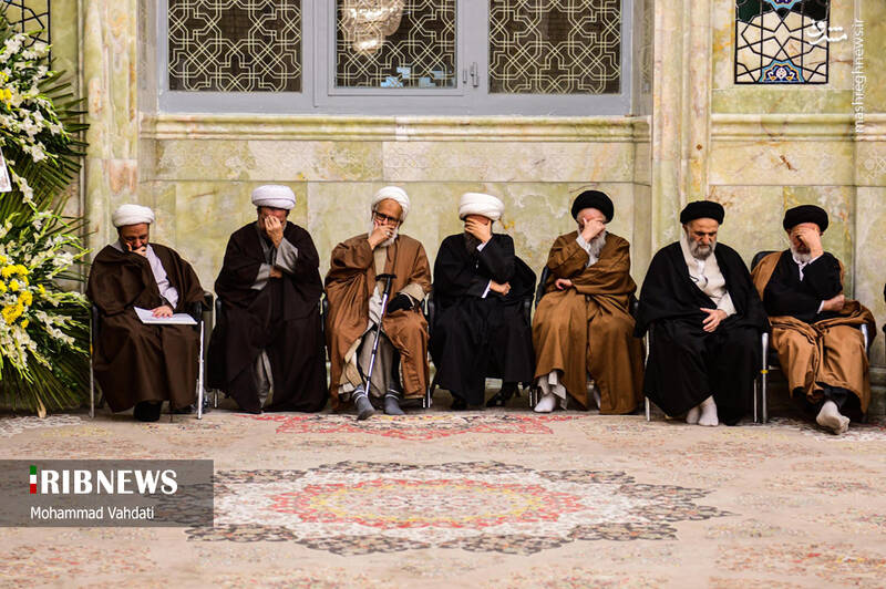 عکس/ مجلس ختم همسر شهید استاد مطهری در قم
