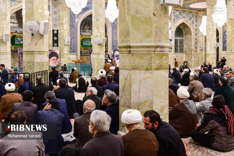 عکس/ مجلس ختم همسر شهید استاد مطهری در قم