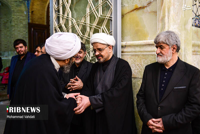 عکس/ مجلس ختم همسر شهید استاد مطهری در قم