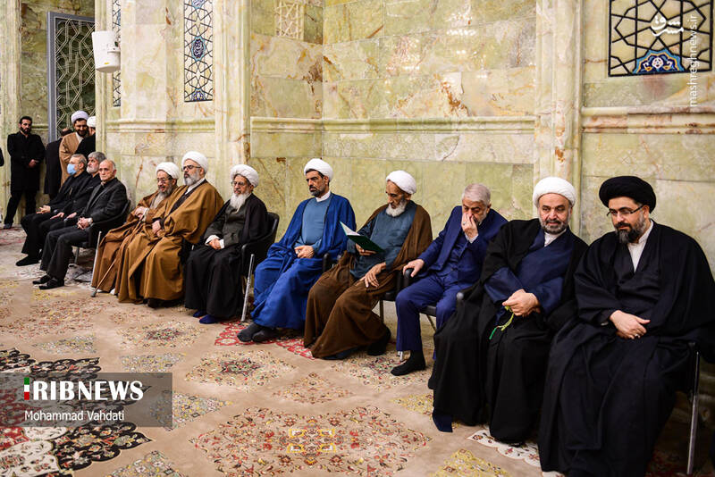 عکس/ مجلس ختم همسر شهید استاد مطهری در قم