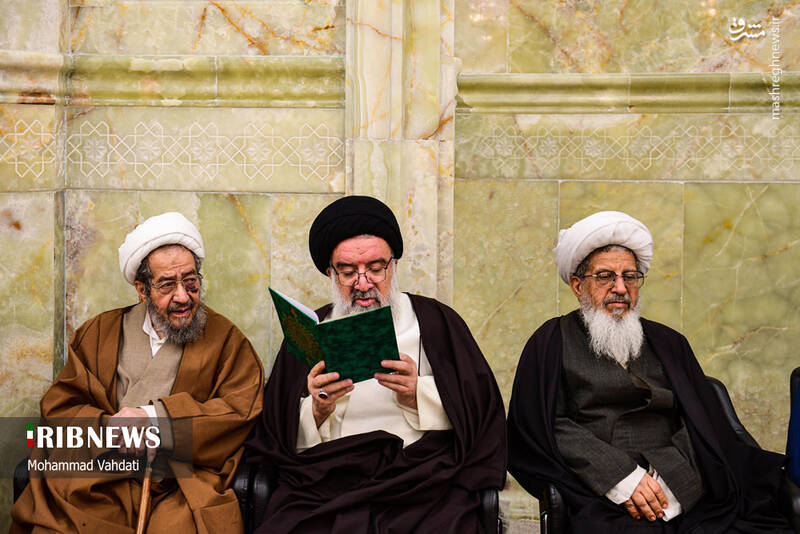 عکس/ مجلس ختم همسر شهید استاد مطهری در قم
