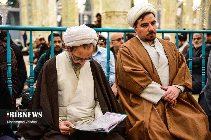 عکس/ مجلس ختم همسر شهید استاد مطهری در قم