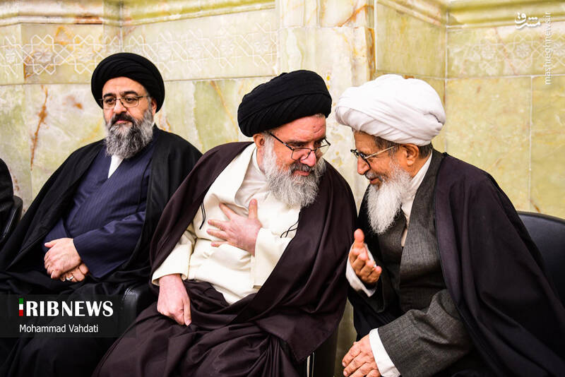 عکس/ مجلس ختم همسر شهید استاد مطهری در قم