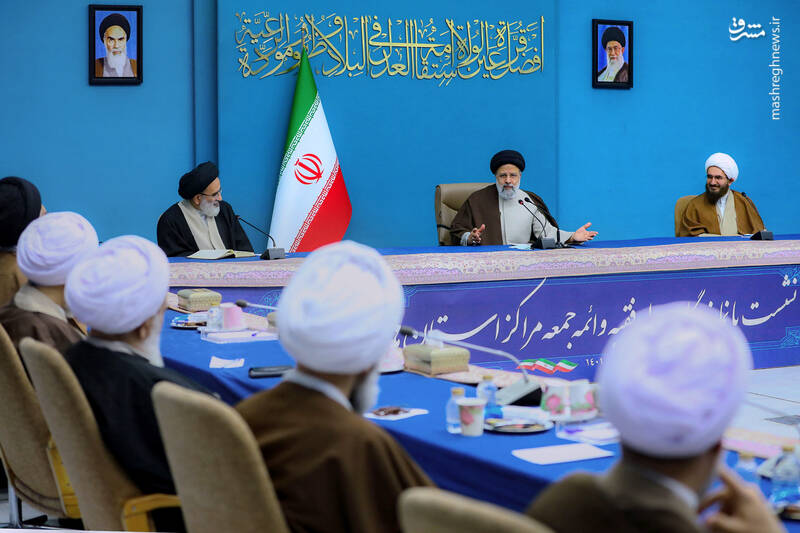عکس/ نشست رئیسی با نمایندگان ولی فقیه و ائمه جمعه استانها