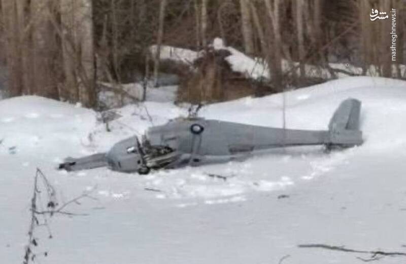 سقوط پهپاد در حومه مسکو+عکس و فیلم