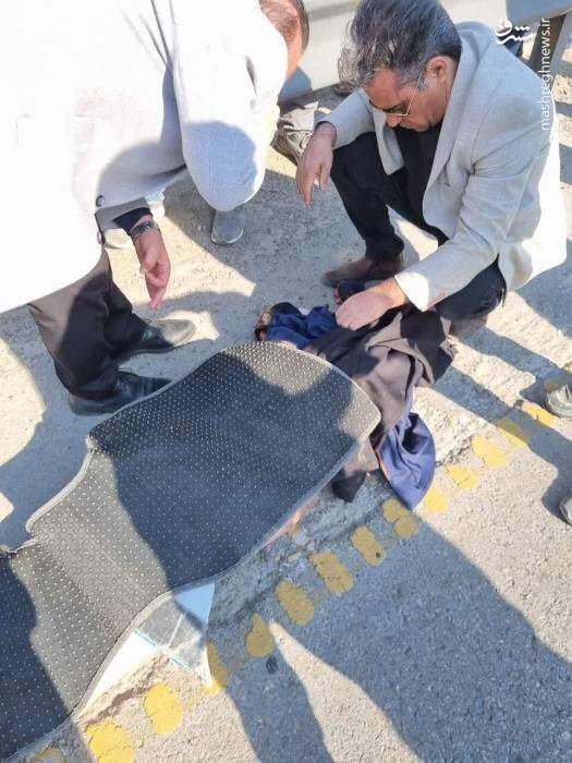 مرگ یک نفر در مراسم کلنگزنی تعریض پل +عکس