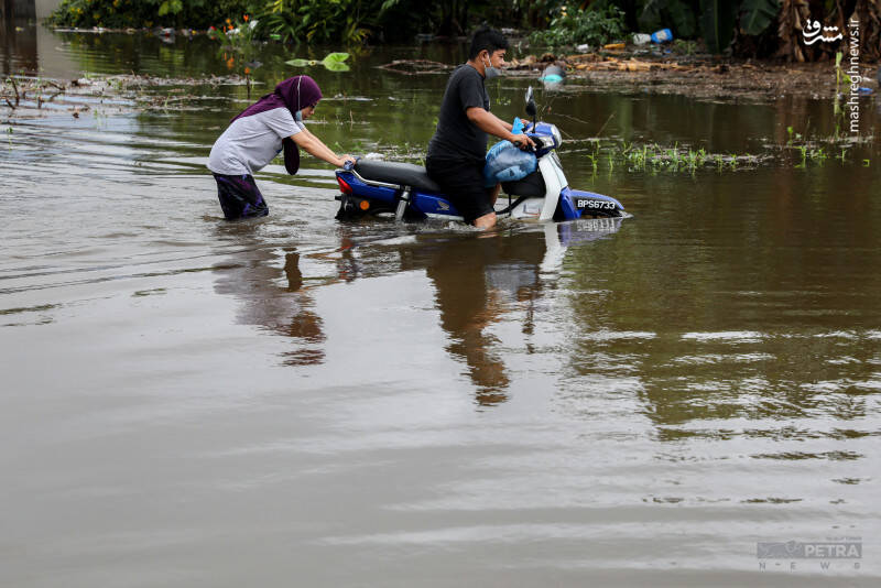 عکس/ سیل ویرانگر در مالزی