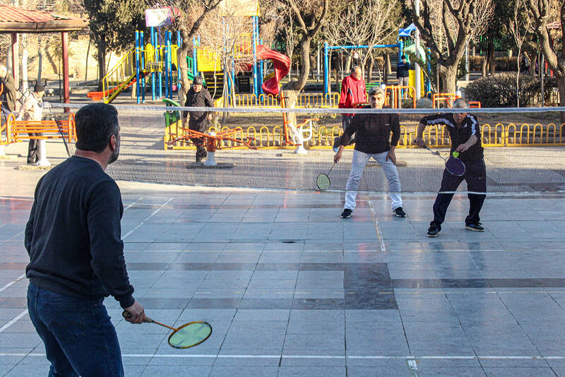 عکس/سالمندان و ورزش صبح گاهی