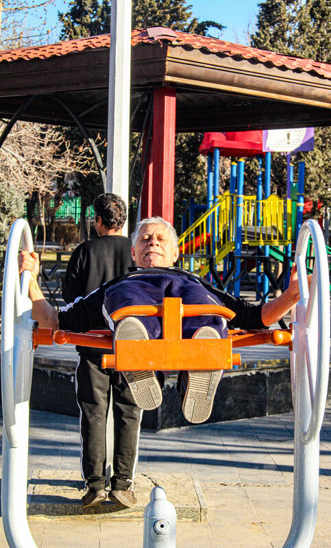 عکس/سالمندان و ورزش صبح گاهی