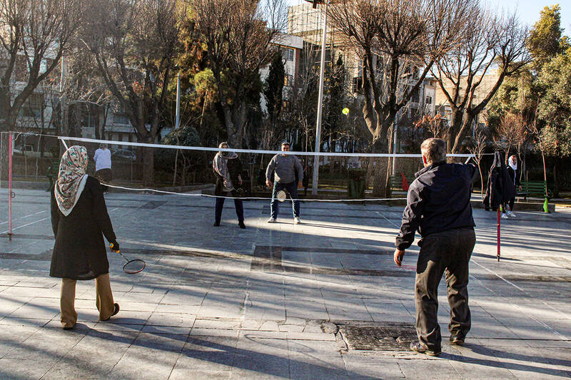 عکس/سالمندان و ورزش صبح گاهی