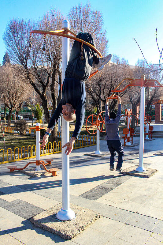 عکس/سالمندان و ورزش صبح گاهی