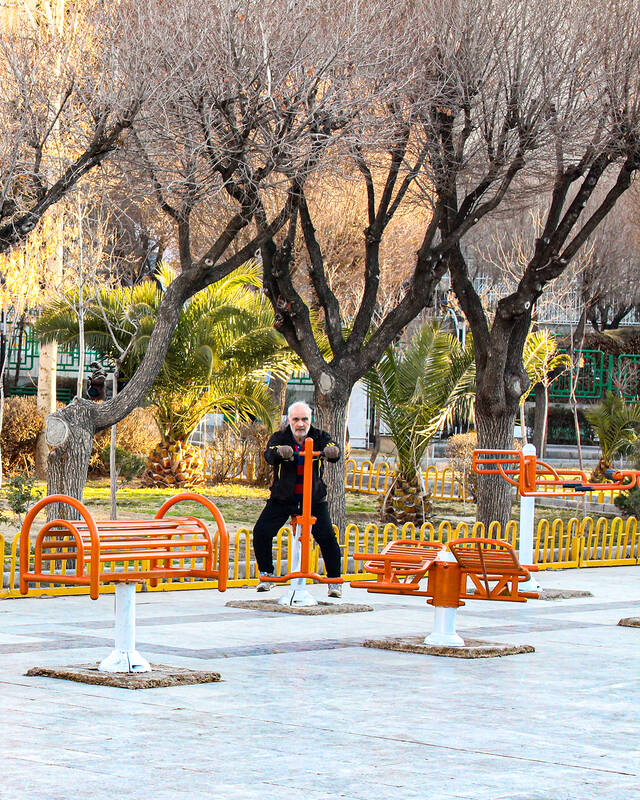 عکس/سالمندان و ورزش صبح گاهی