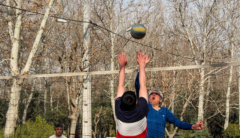 عکس/سالمندان و ورزش صبح گاهی