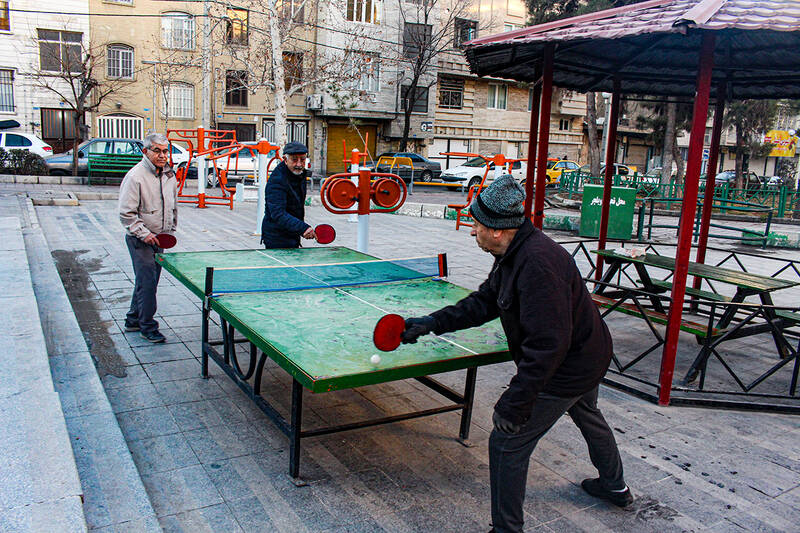 عکس/سالمندان و ورزش صبح گاهی