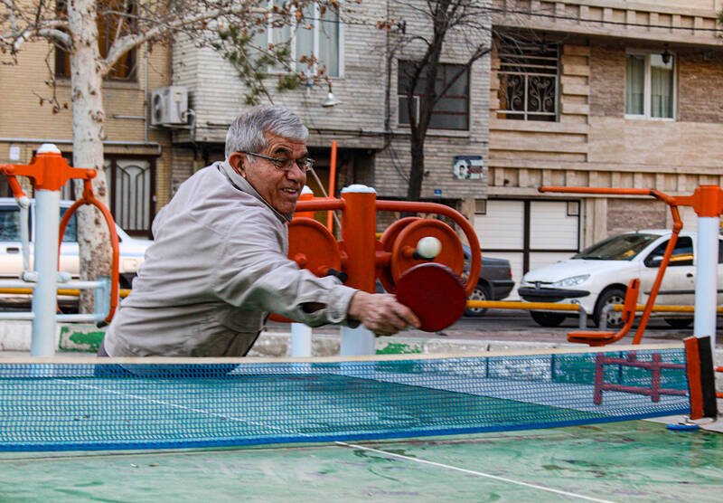 عکس/سالمندان و ورزش صبح گاهی