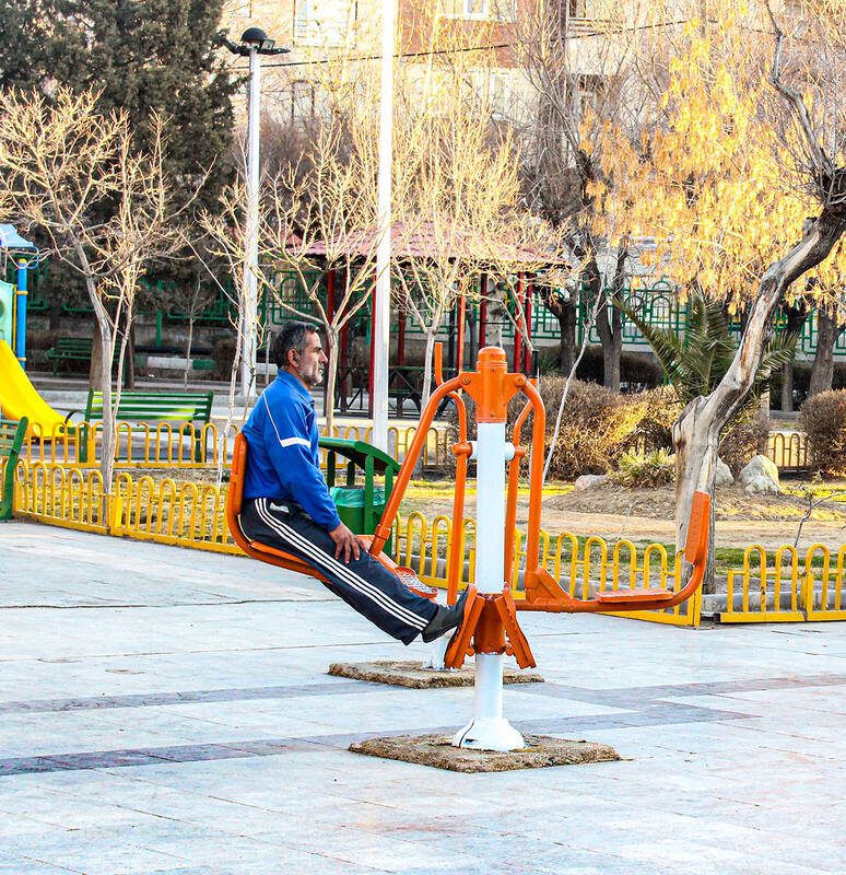 عکس/سالمندان و ورزش صبح گاهی