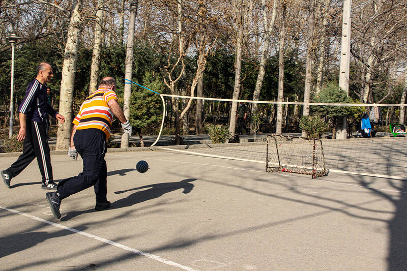 عکس/سالمندان و ورزش صبح گاهی