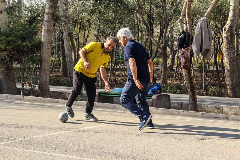 عکس/سالمندان و ورزش صبح گاهی