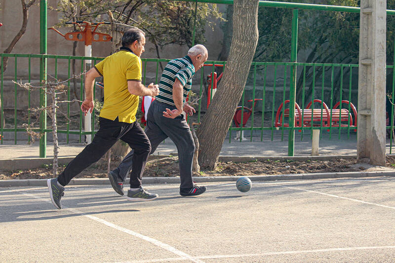 عکس/سالمندان و ورزش صبح گاهی