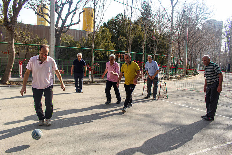 عکس/سالمندان و ورزش صبح گاهی