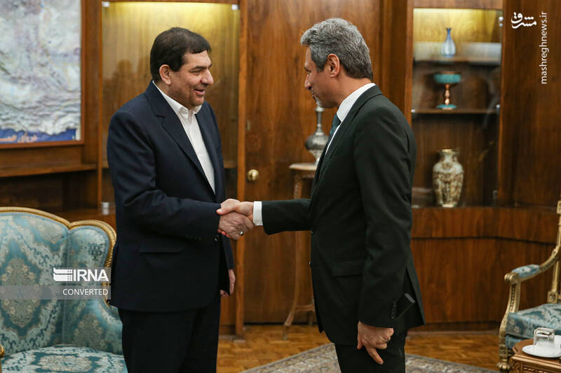 عکس/ دیدار فرستاده پادشاه عمان با مخبر