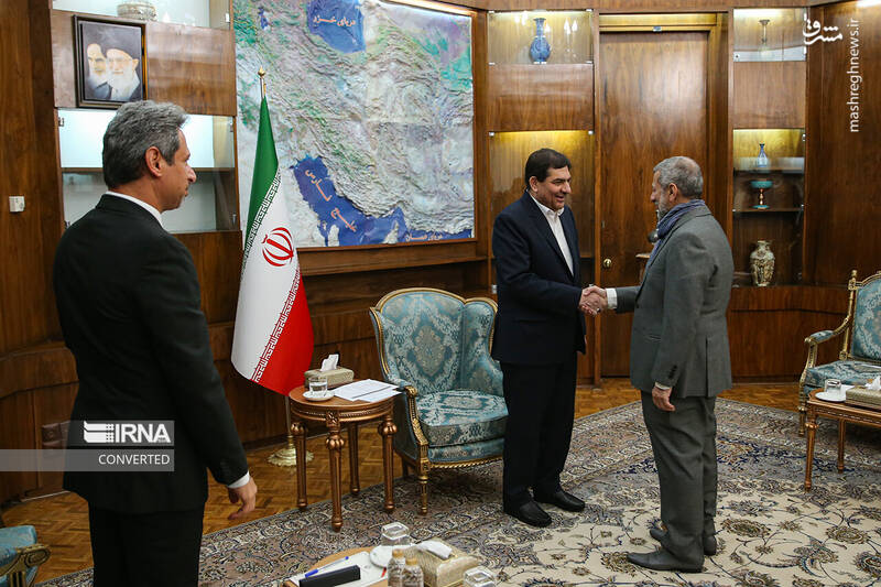 عکس/ دیدار فرستاده پادشاه عمان با مخبر