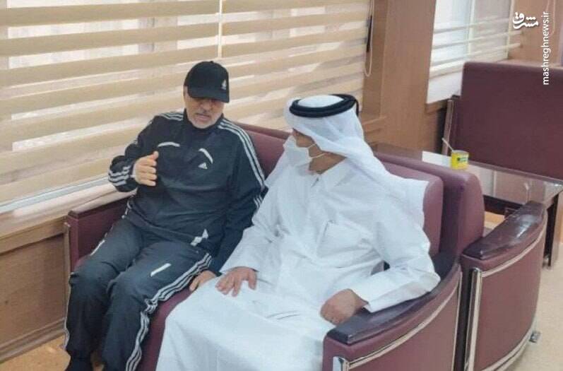 محمدبن‌حمد الهاجری سفیر قطر در جمهوری اسلامی ایران با حضور در محل درمان وزیر ورزش و جوانان از حمید سجادی عیادت کرد.