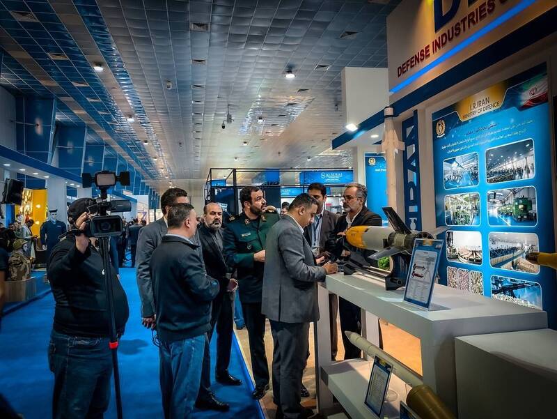 تصاویری از غرفه ایران در نمایشگاه امنیتی-دفاعی بغداد