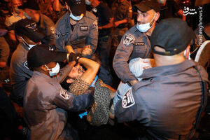 سرکوب مخالفان نتانیاهو توسط پلیس اسرائیل