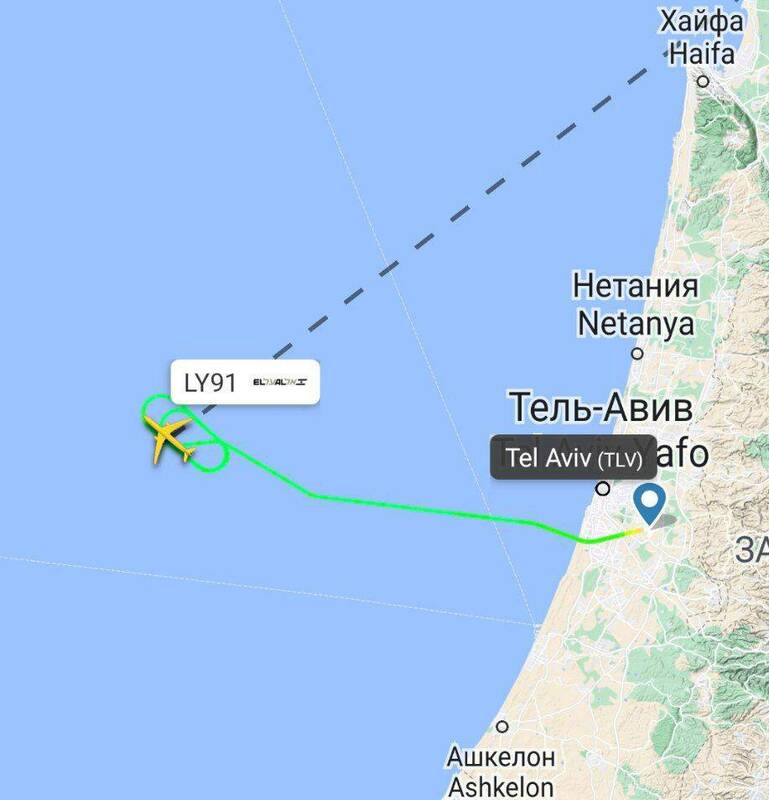 فرود اضطراری هواپیمای اسرائیلی با ۲۳۰ سرنشین