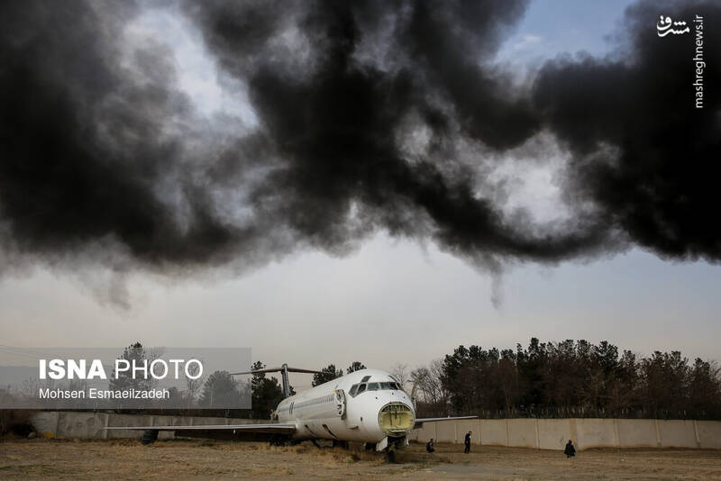 عکس/ مانور طرح اضطراری در فرودگاه مشهد