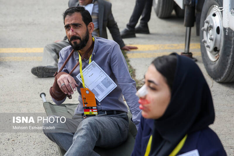 عکس/ مانور طرح اضطراری در فرودگاه مشهد