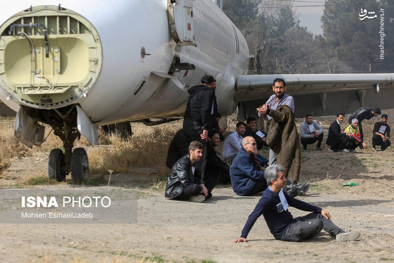 عکس/ مانور طرح اضطراری در فرودگاه مشهد