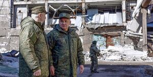 بعد از دونتسک؛ وزیر دفاع روسیه به خط مقدم «ماریوپول» هم رفت +ویدئو