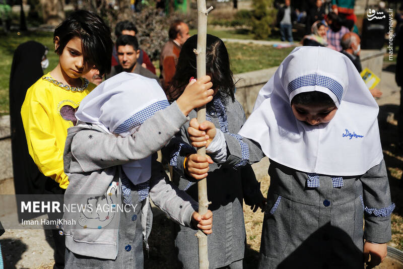 عکس/ مراسم روز درختکاری در همدان