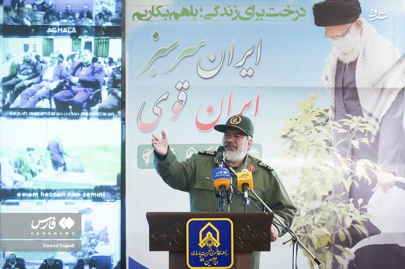 عکس/ مراسم روز درختکاری در سپاه پاسداران