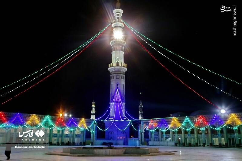 عکس/ چراغانی مسجد جمکران در آستانه نیمه شعبان