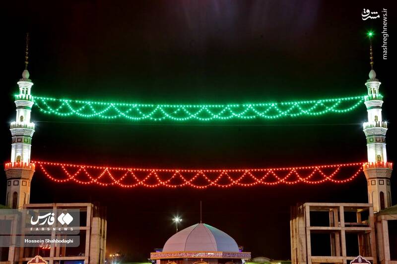 عکس/ چراغانی مسجد جمکران در آستانه نیمه شعبان